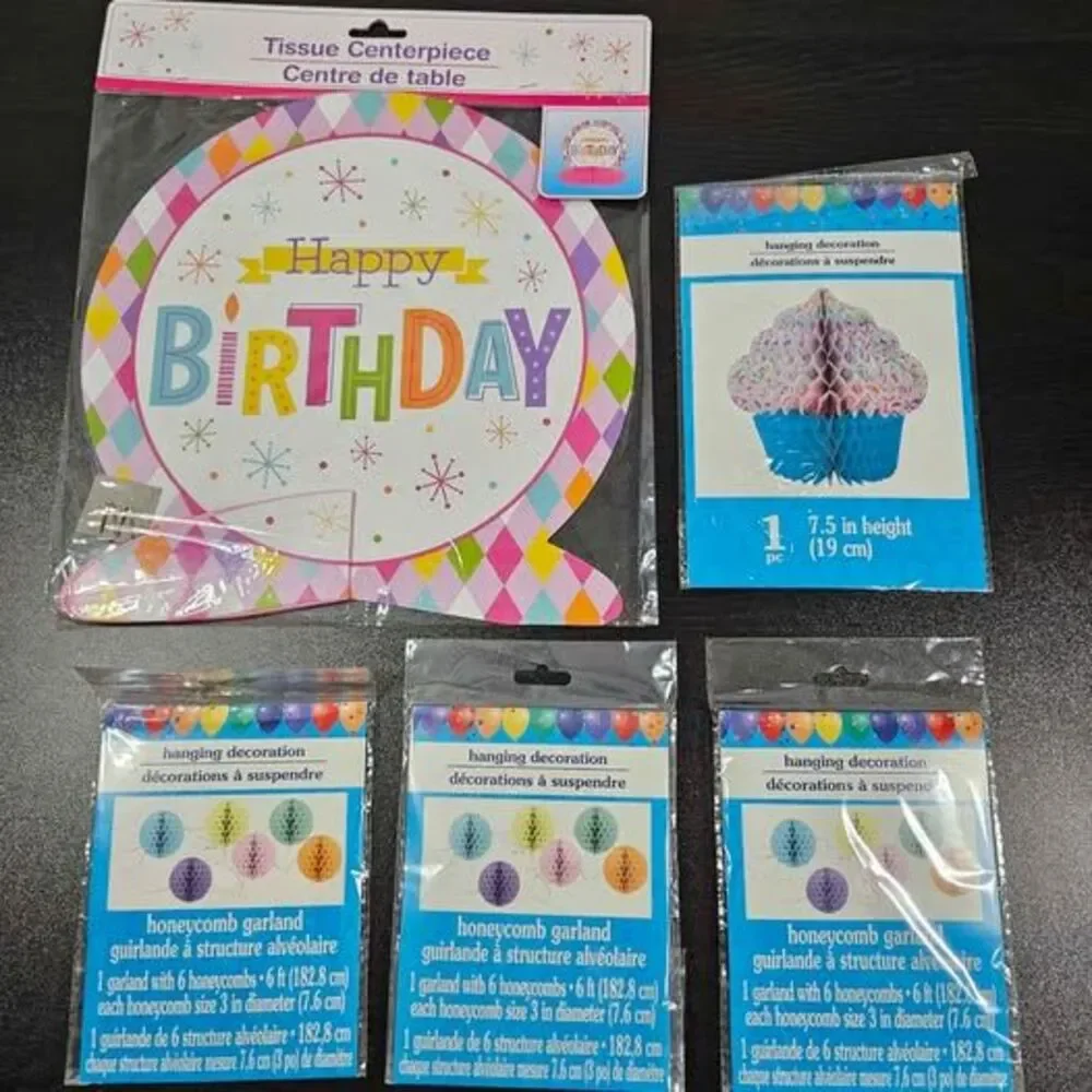 Hot Pink Balloon Arch + Birthday Decoration Bundle | New